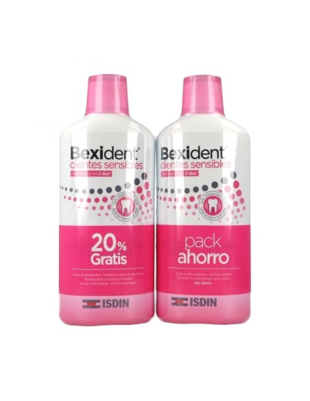 BEXIDENT DIENTES SENSIBLES Pack Duplo Colutorio 500 ml + 500 ml