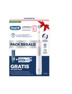 ORAL-B PACK OFERTA Cepillo Eléctrico Recargable Profesional 3 GRATIS: pasta 75 ml + recargas cross action 2 unidades
