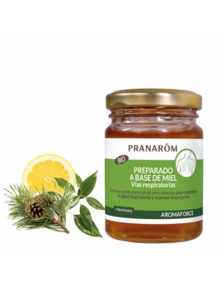 PRANARÔM AROMAFORCE Preparado a Base de Miel 140 g
