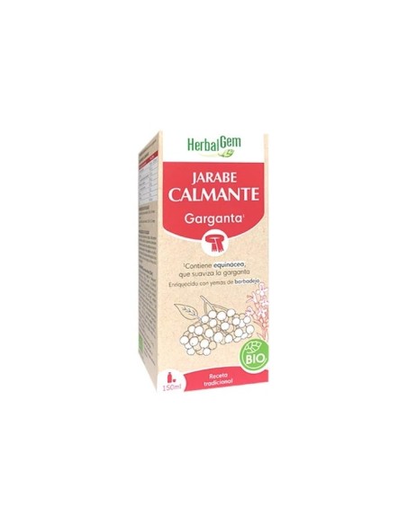 HERBALGEM Jarabe Calmante Garganta BIO 150 ml