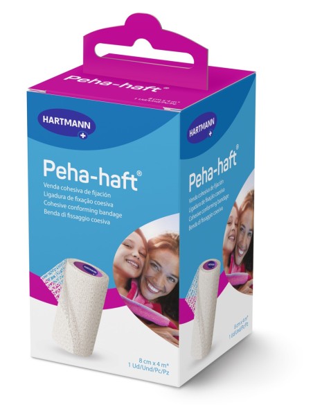 PEHA-HAFT Venda Cohesiva de Fijación 8 cm x 4 m