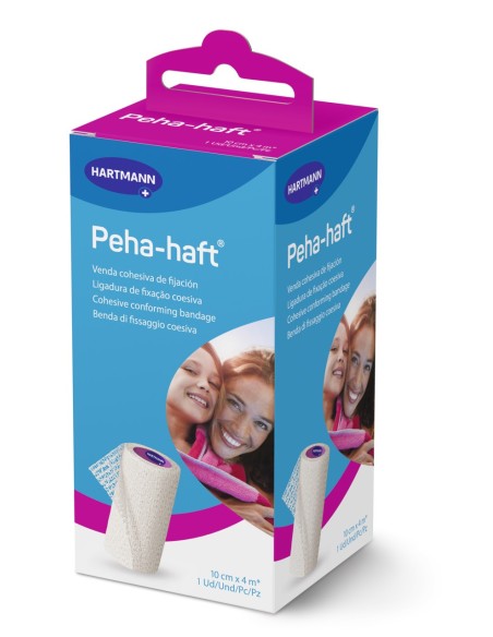 PEHA-HAFT Venda Cohesiva de Fijación 10 cm x 4 m