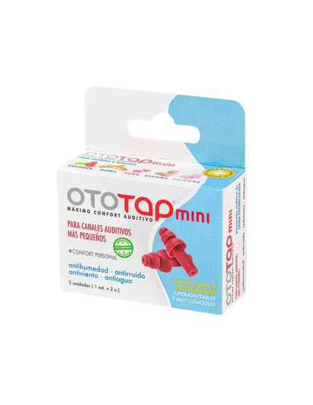 OTOTAP Tapones de Goma Mini para el Oído 2 unidades