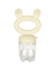 HAAKAA Alimentador y Mordedor Antiahogo - Crema