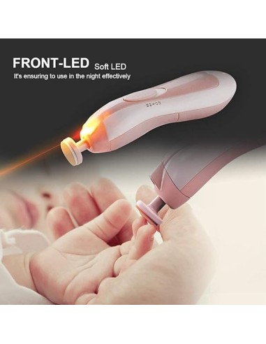 HAAKAA Lima de Uñas Eléctrico para Bebés y Adultos