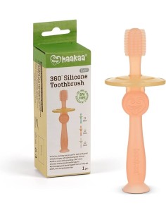 HAAKAA Cepillo Dientes Silicona 360º - Rosa 2