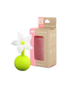 HAAKAA Tapón Flor de Silicona - Blanca