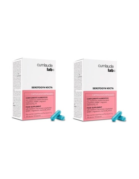 CUMLAUDE LAB DUPLO Serotogyn Nocta 30 cápsulas + 30 cápsulas