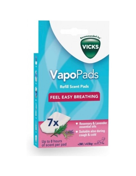 VICKS VapoPads de Romero y Lavanda 7 unidades