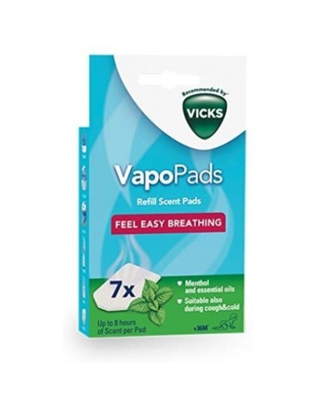 VICKS VapoPads de Mentol 7 unidades