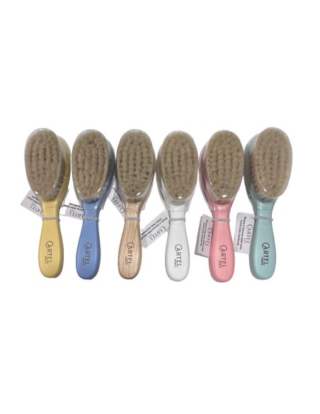 CARTEL PARIS Cepillo de Madera Infantil Súper Suave Ecológico