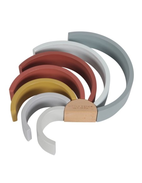 little dutch arco iris madera de colores