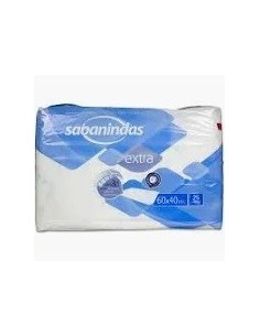 SABANINDAS Salvacamas Extra 60 cm x 40 cm 25 unidades