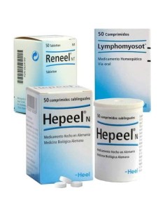 HEEL DETOX Hepeel + Lymphomyosot + Reneel comprimidos 2