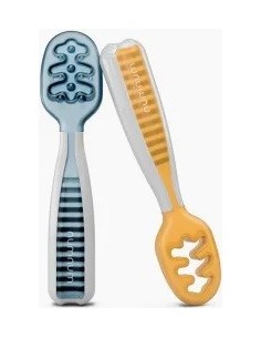 NUM NUM GOOtensils Pre-Cucharas Azul y Naranja