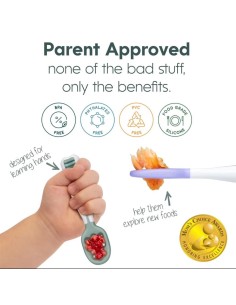 NUM NUM GOOtensils Pre-Cucharas Verde y Gris 2