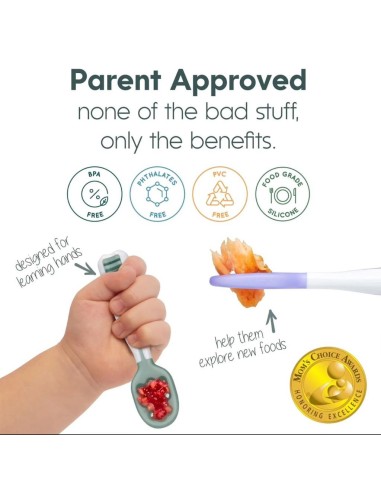 NUM NUM GOOtensils Pre-Cucharas Verde y Gris