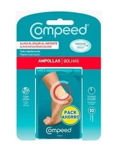 COMPEED Ampollas medianas 10 apósitos