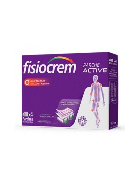FISIOCREM Parche Active 4 unidades