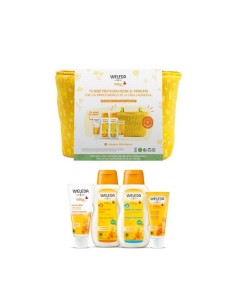 WELEDA Baby Caléndula Bolsa de Paseo con los Imprescindibles de la Línea Caléndula