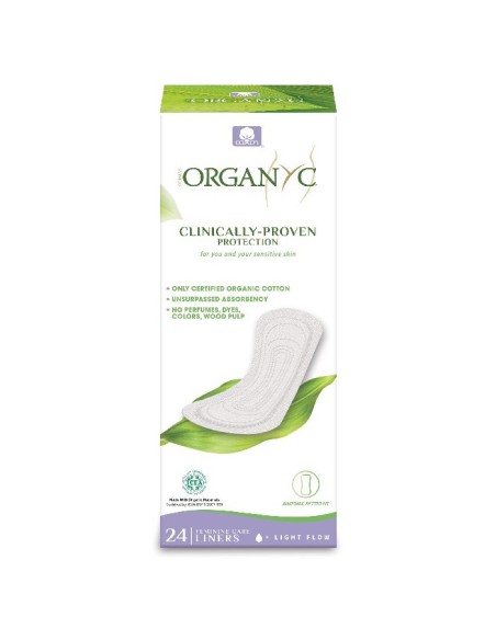 ORGANYC Salvaslips Ultrafinos Flujo Leve