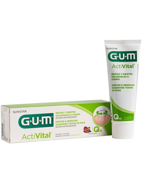 GUM ACTIVITAL Gel Dentífrico Antiplaca 75 ml