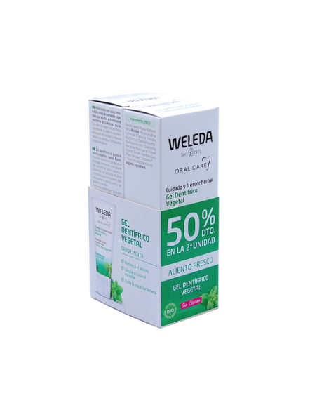 WELEDA Duplo Gel Dentífrico Vegetal 2 x 75 ml