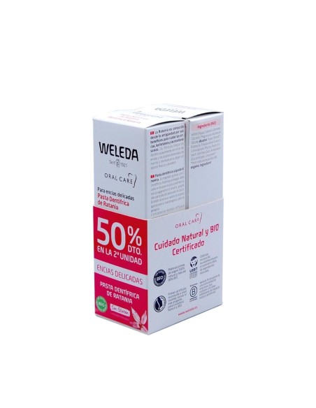 WELEDA Duplo Pasta dentífrica Ratania 2 x 75 ml