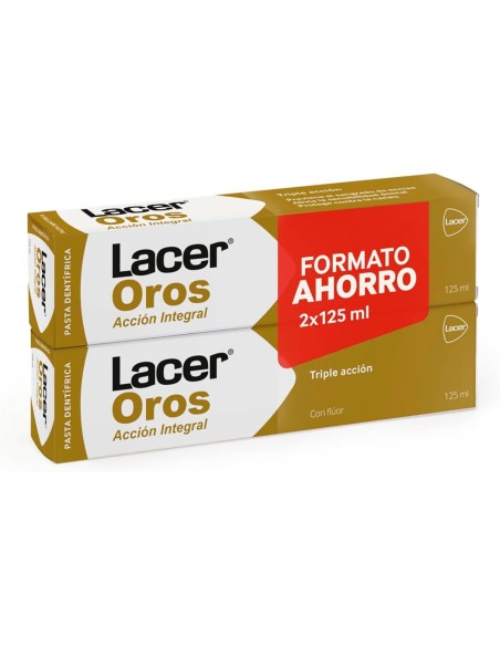 LACER OROS DUPLO Pasta Dentífrica Triple Acción 125ml + 125ml