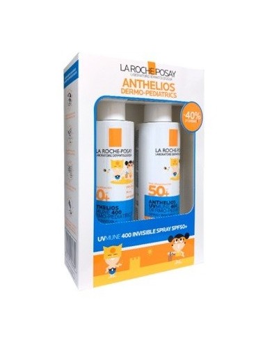 LA ROCHE POSAY ANTHELIOS Dermo-Pediatrics SPF 50+ Spray invisible DUPLO 200 ml + 200 ml