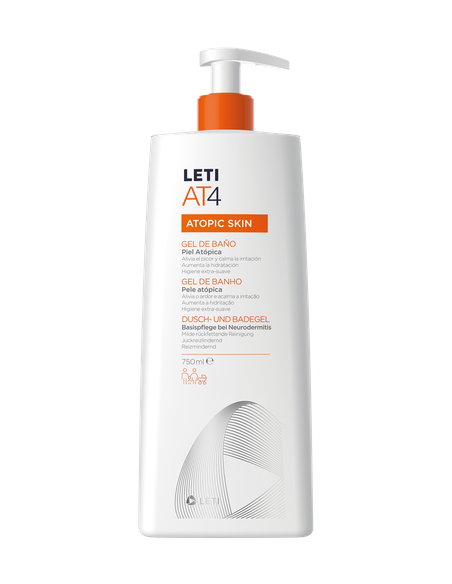LETI AT4 Atopic Skin Gel de Baño Dermograso 250 ml