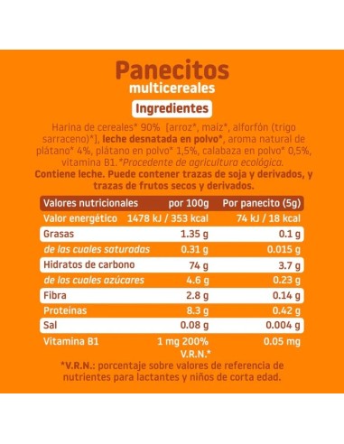 SMILEAT Panecitos Multicereales 60 g ECO