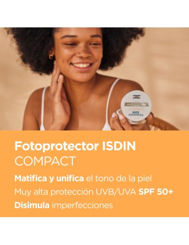 ISDIN Fotoprotector Compact SPF50+ Color Bronce