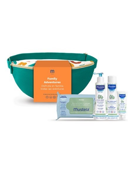 MUSTELA Pack Bolsa Banana Family Adventures Terracota