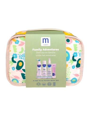 MUSTELA Pack Maleta Family Adventures Pastel