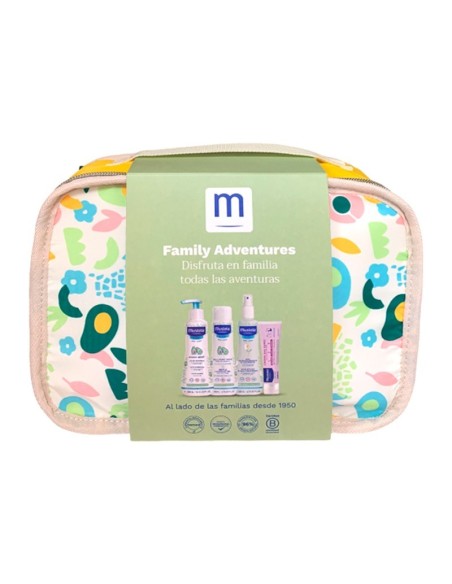 MUSTELA Pack Maleta Family Adventures Pastel
