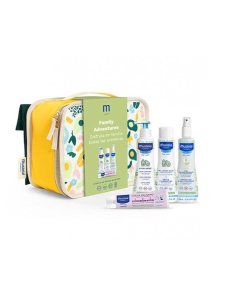 MUSTELA Pack Maleta Family Adventures Pastel
