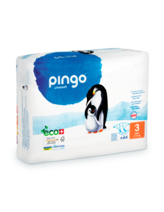 PINGO Pañales Ecológicos Talla 3 Midi 44 unidades 2