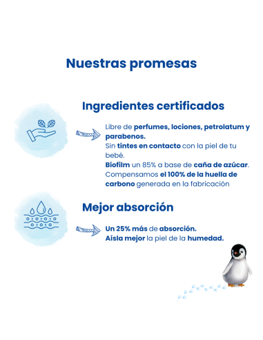 PINGO Pañales Ecológicos Talla 3 Midi 44 unidades