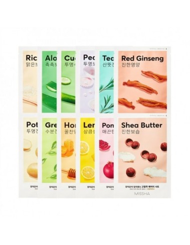 MISSHA Red Ginseng Mask -  Mascarilla Facial Ginseng Rojo