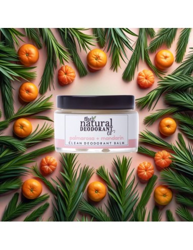 THE NATURAL DEODORANT CO Clean Balm Palmarosa + Mandarin 55 g