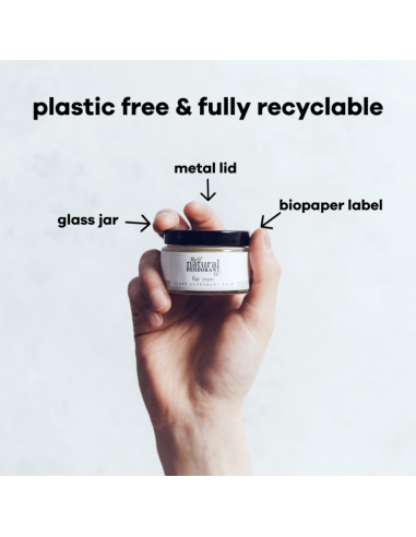 THE NATURAL DEODORANT CO Clean Balm For Men 55 g