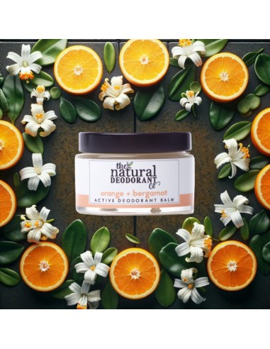 THE NATURAL DEODORANT CO Active Balm Orange + Bergamot 55 g