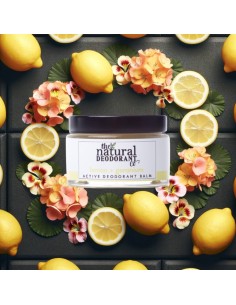 THE NATURAL DEODORANT CO Active Balm Lemon + Geranium 55 g 2