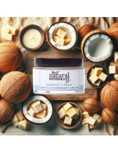 THE NATURAL DEODORANT CO Gentle Cream Coconut + Shea 55 g 2