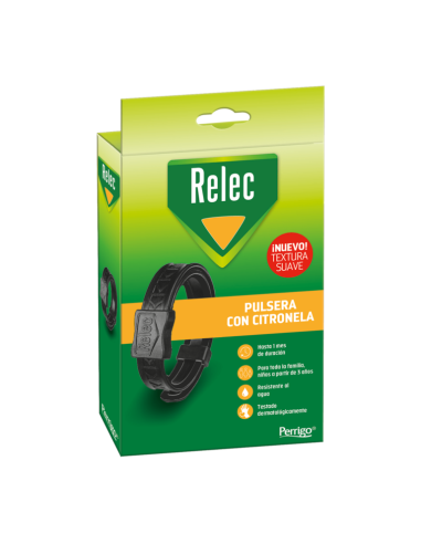 RELEC Pulsera Citronela - Negro