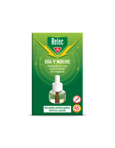 RELEC DÍA Y NOCHE Recambio para Difusor Antimosquitos Eléctrico Líquido