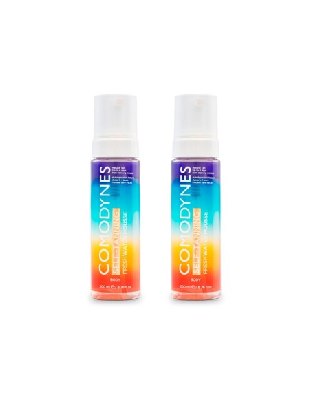 COMODYNES Autobronzeador Corporal Fresh Water Mousse 200 ml + 200 ml DUPLO