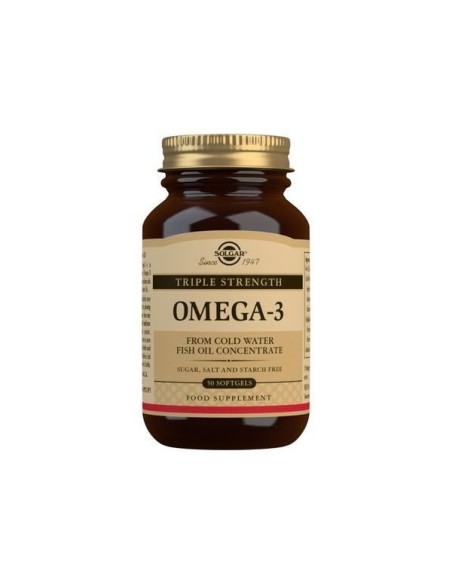 SOLGAR Omega 3 Triple Concentración 50 cápsulas blandas