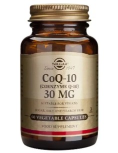 SOLGAR Coenzima Q10 (30 mg) 60 cápsulas vegetales
